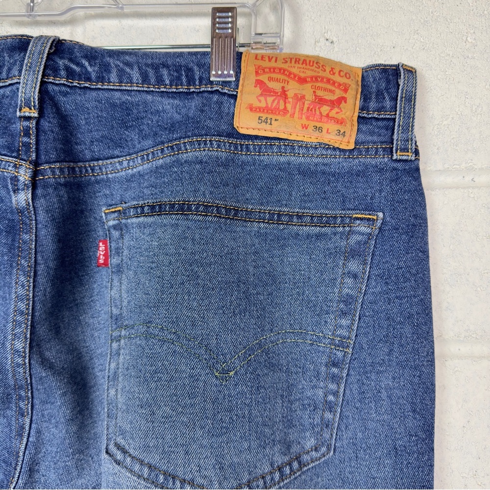 Levi's Men's 541 Straight Blue Jeans 36 X 34